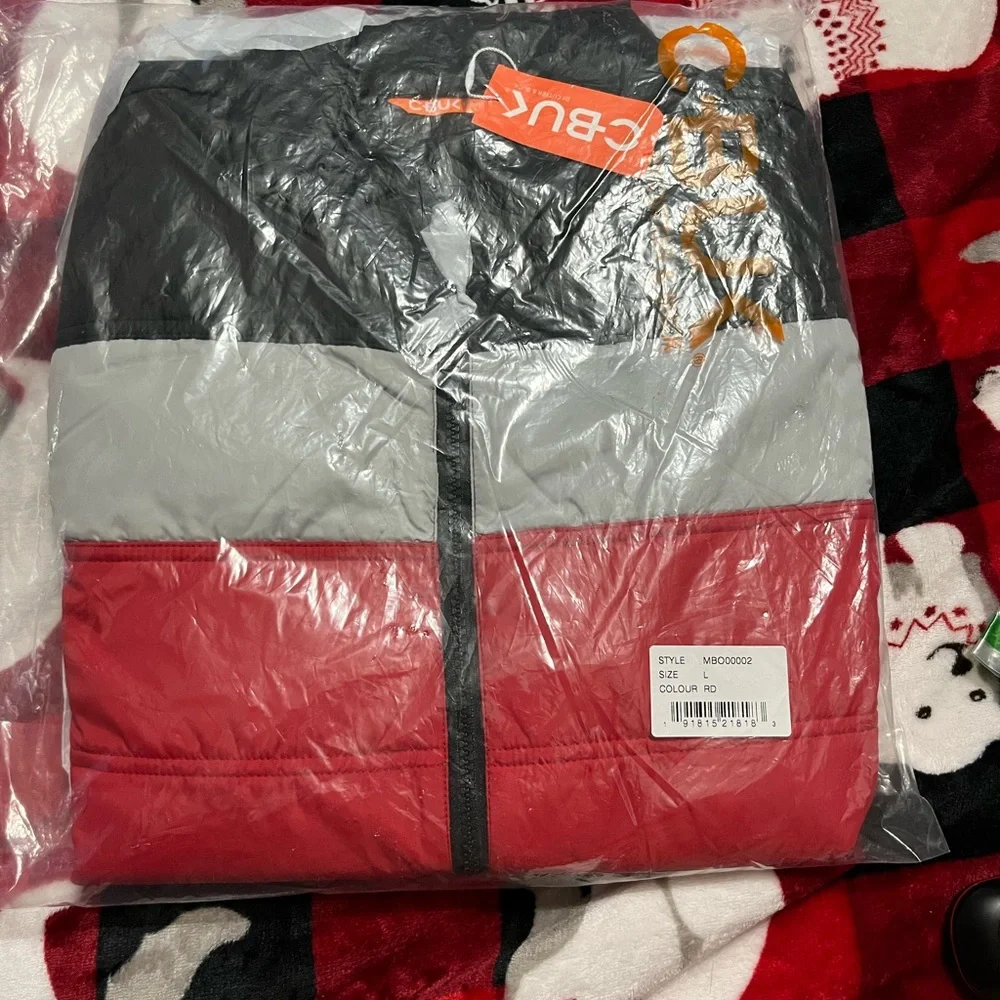 Men Wind Resistant Colorblock Vest-New